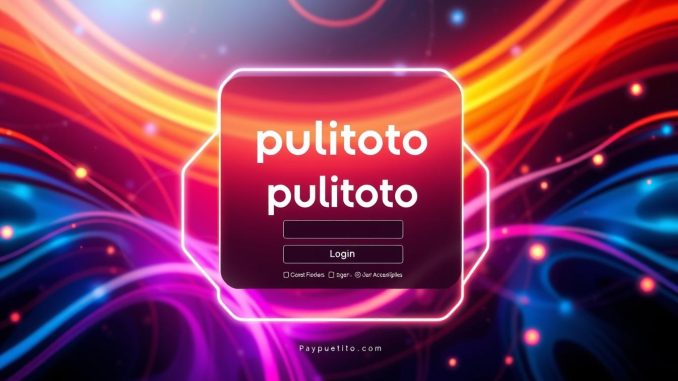 pulitoto , link login pulitoto